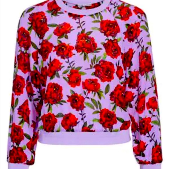 Tops - Alice and Olivia Lila’s Rose Scarlet Top